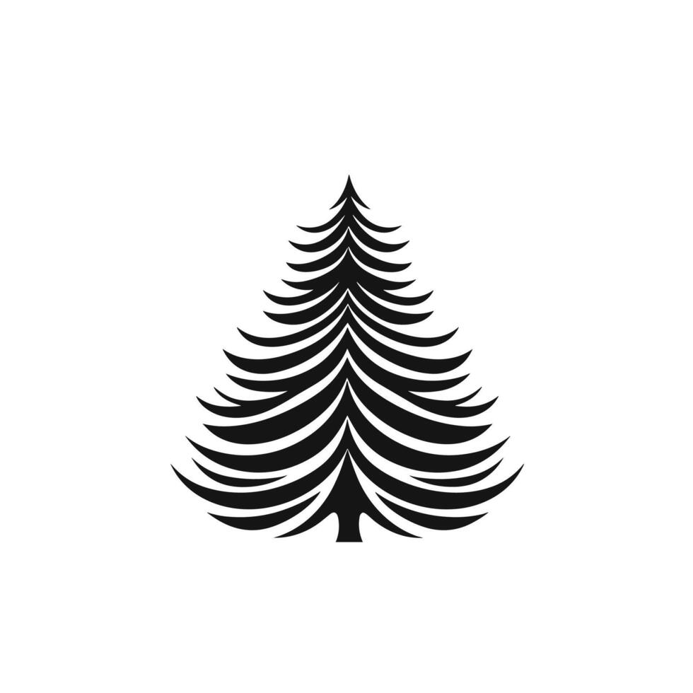 Realistic Of Fir Design Element with Subtle Texture vector