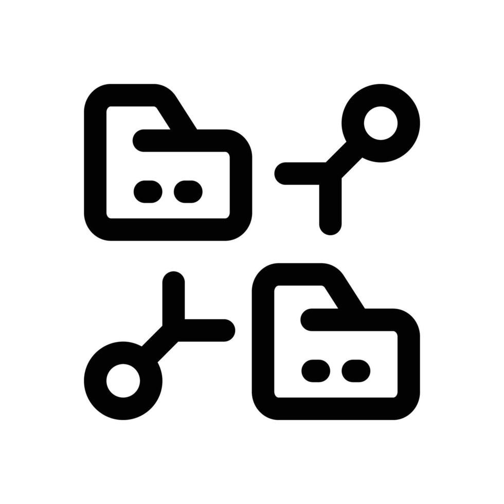 data exchange line icon. Clean and minimalist icon for websites and mobile apps. vector