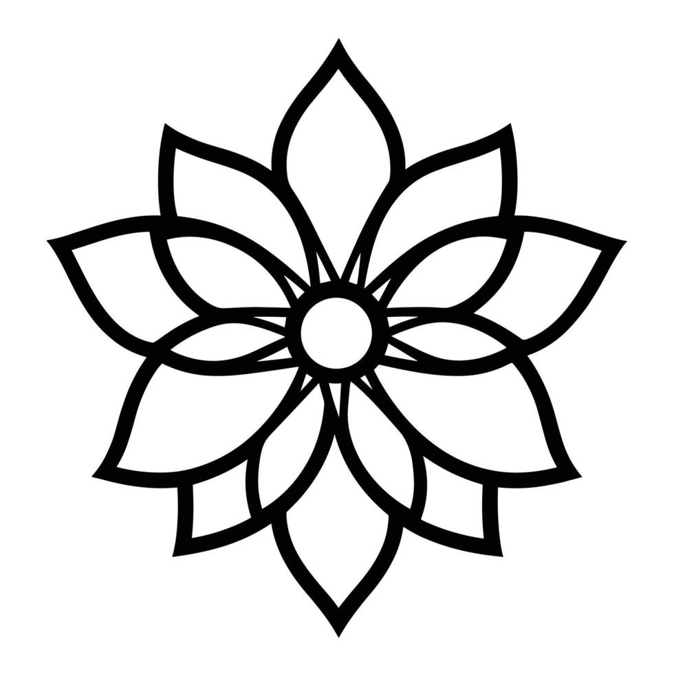 Creative Of Flogower Design Element in HD Quality vector