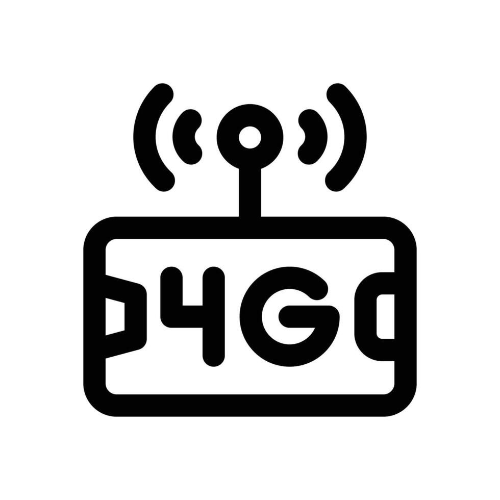high connection line icon. Clean and minimalist icon for websites and mobile apps. vector