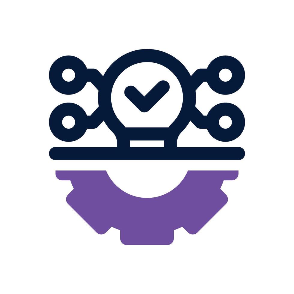 emerging dual tone icon. Sleek and modern icon for websites and mobile apps. vector