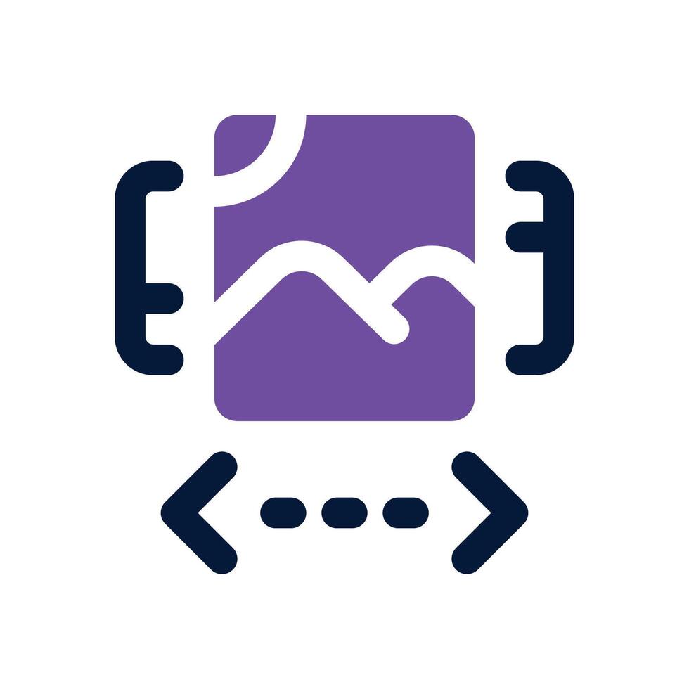 slider dual tone icon. Sleek and modern icon for websites and mobile apps. vector