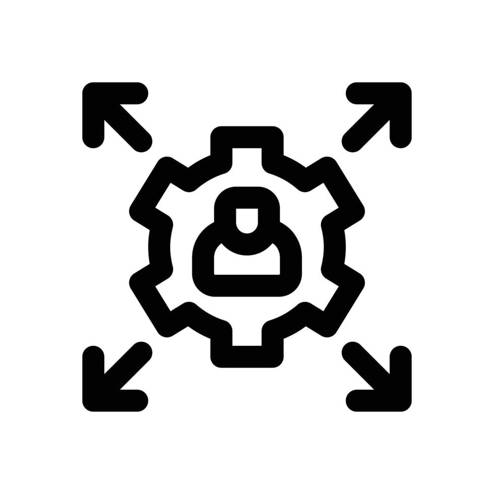 capability line icon. Clean and minimalist icon for websites and mobile apps. vector