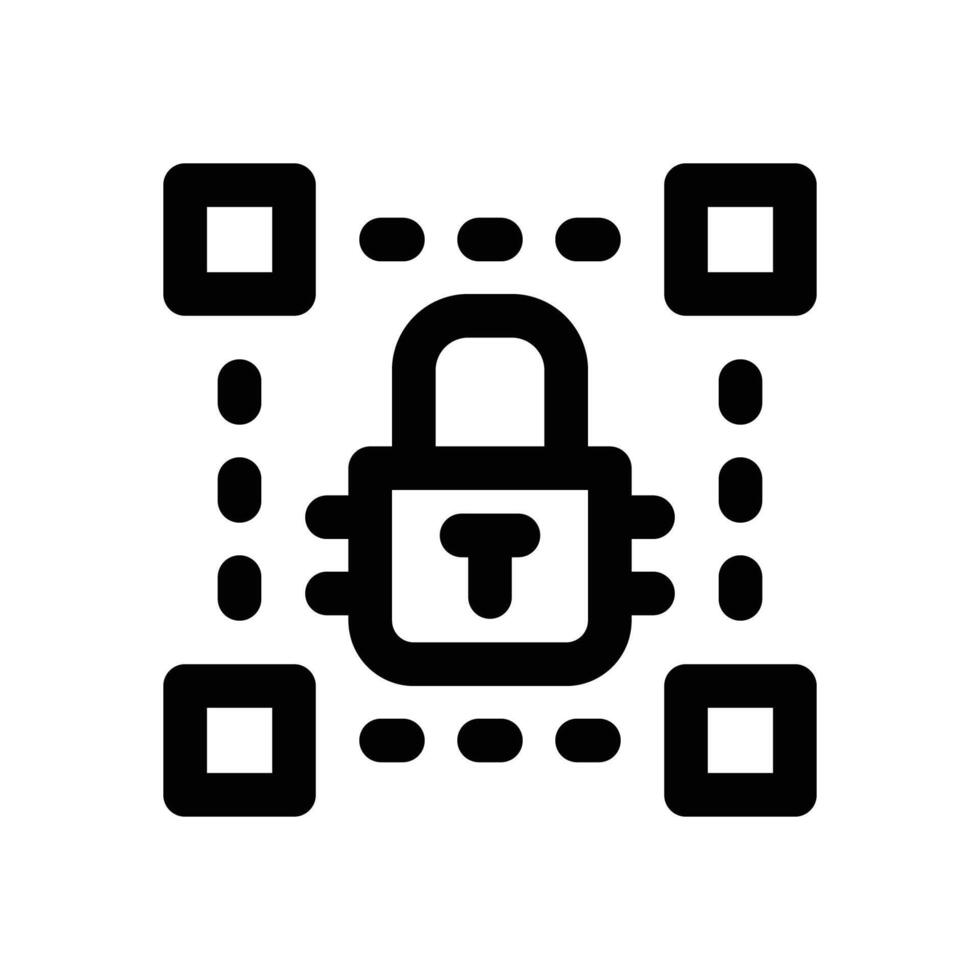 lock line icon. Clean and minimalist icon for websites, mobile apps, presentations, and logos. Fully scalable and customizable for any project. vector