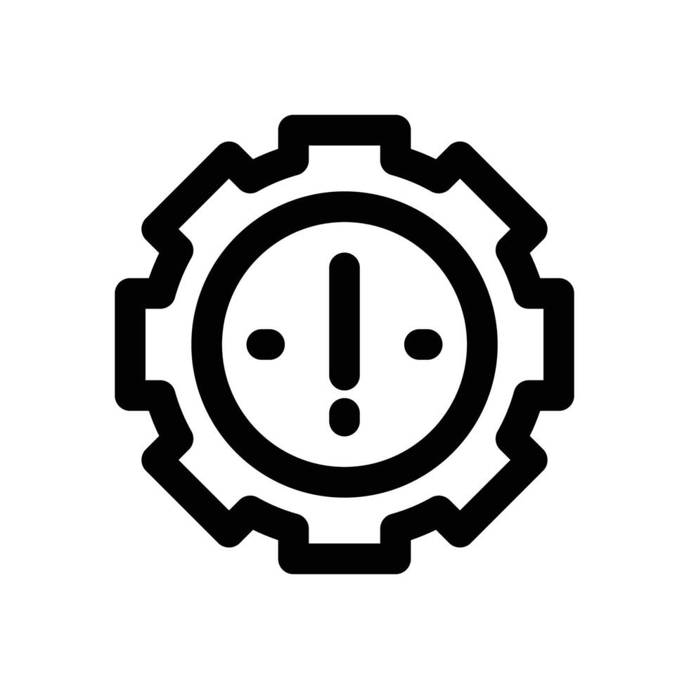 problem line icon. Clean and minimalist icon for websites and mobile apps. vector