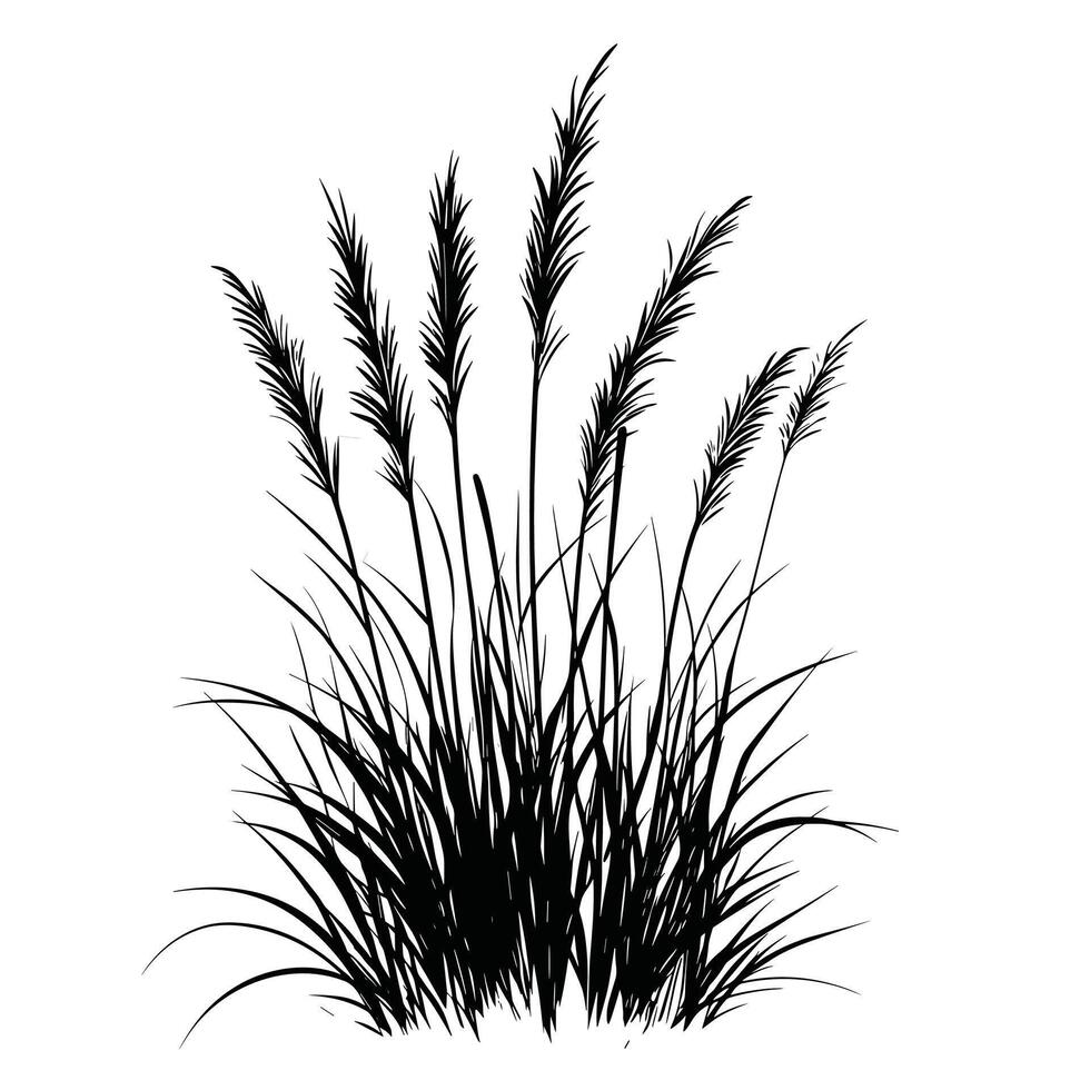Creative Of Grass Illustration for Branding vector