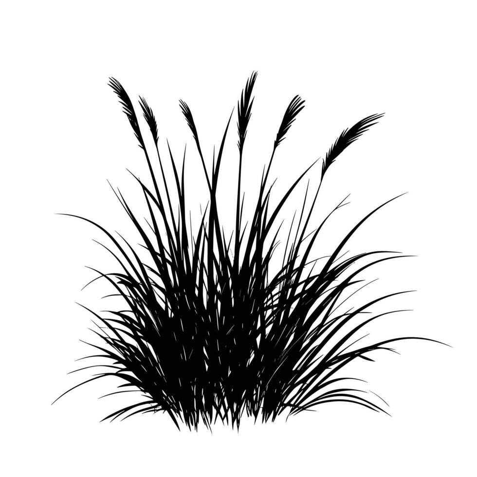 Creative Of Grass Isolated Clipart with Clean Style vector