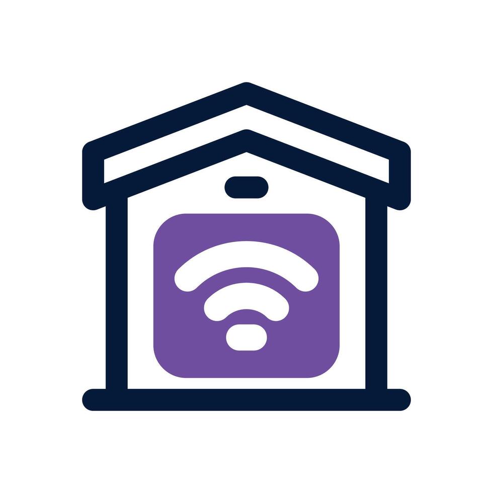 home automation dual tone icon. Sleek and modern icon for websites and mobile apps. vector