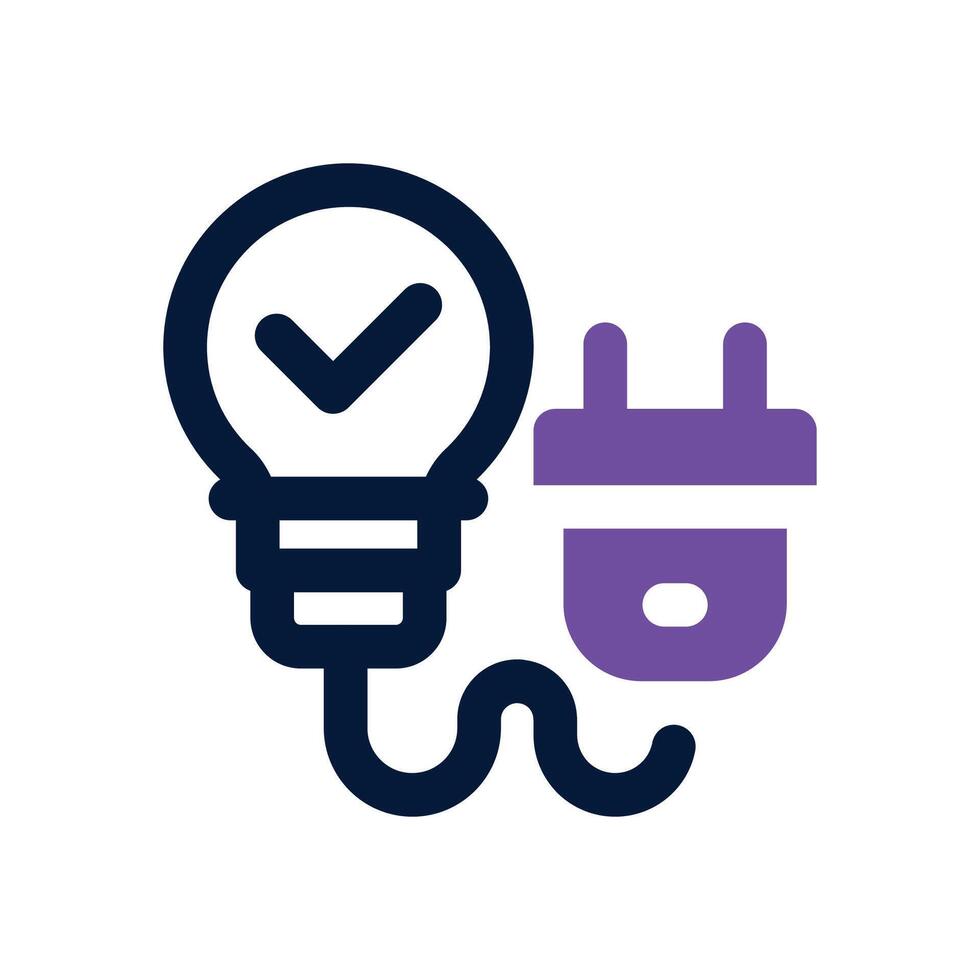 innovation dual tone icon. Sleek and modern icon for websites and mobile apps. vector