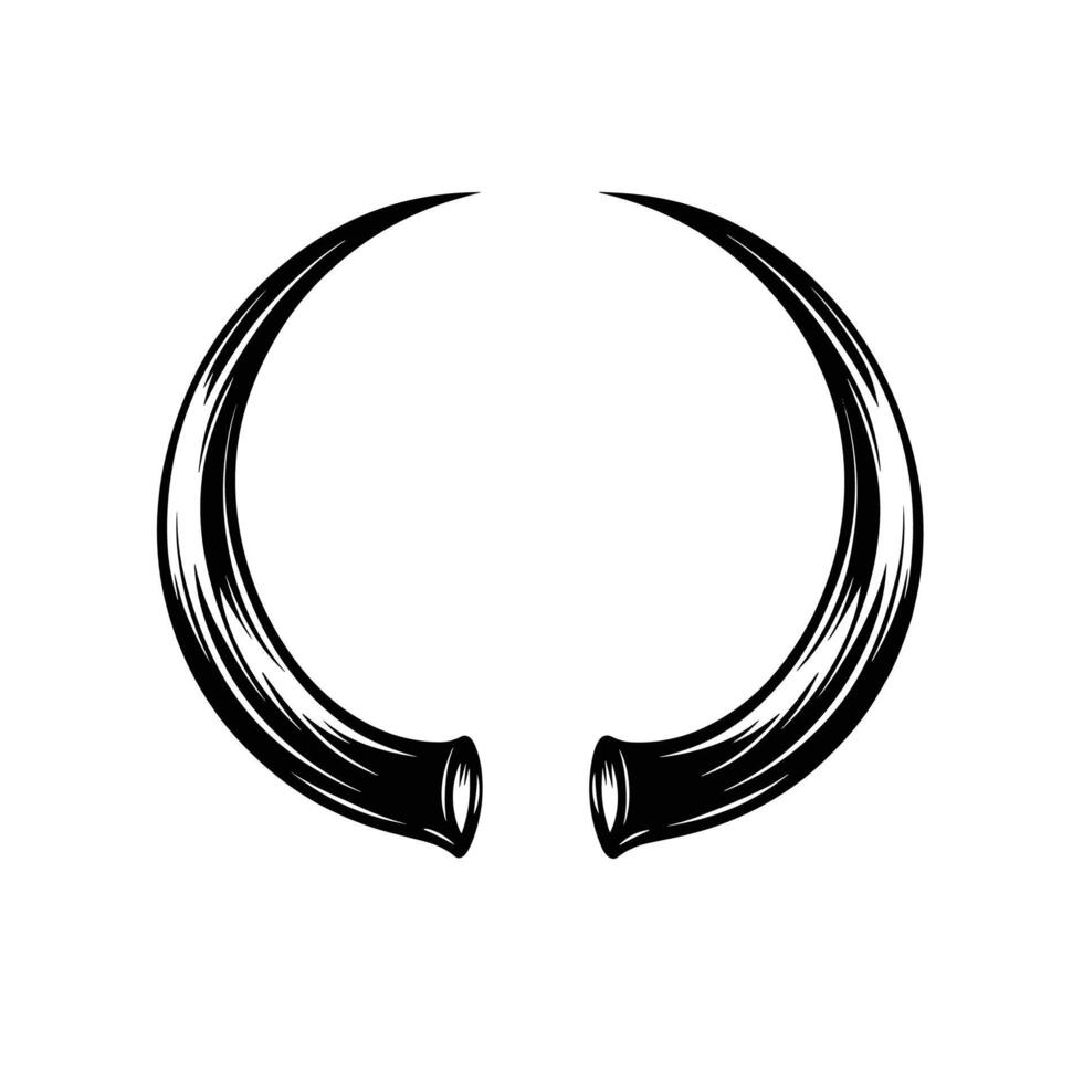 Soft Of Horn Design Element in HD Quality vector
