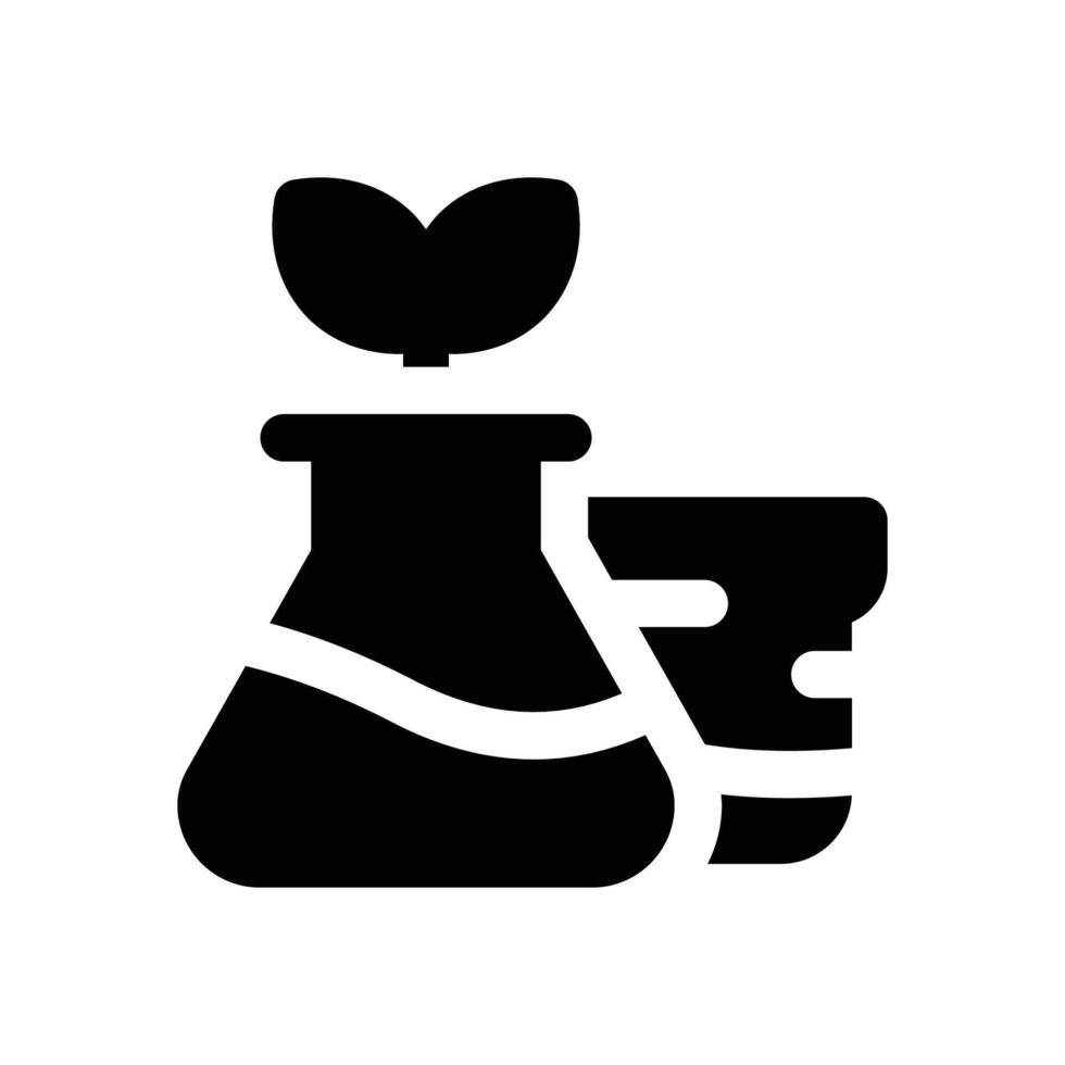 biotechnology glyph icon. Strong and solid icon for websites and mobile apps. vector