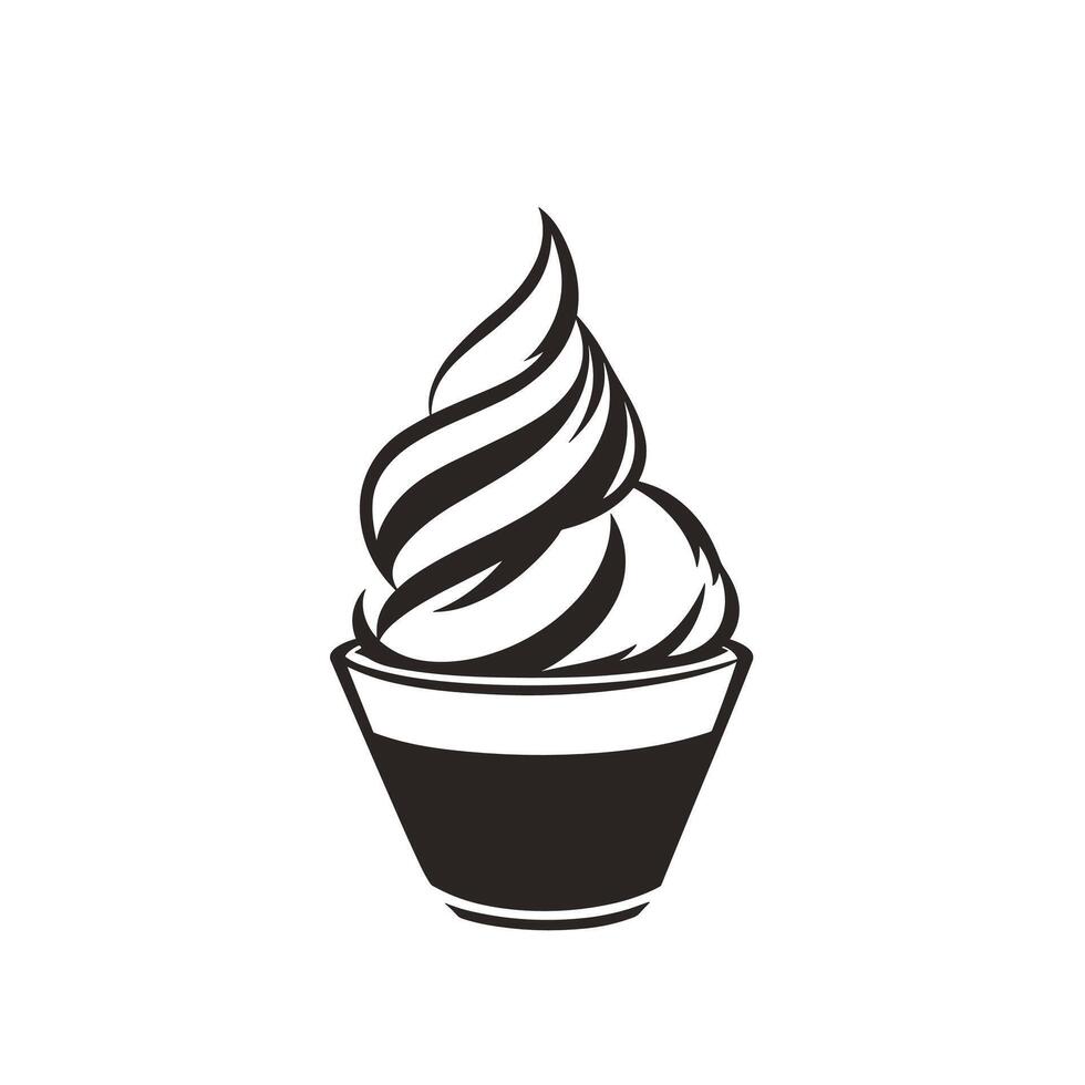 Modern Of Ice Design Element on White Background vector