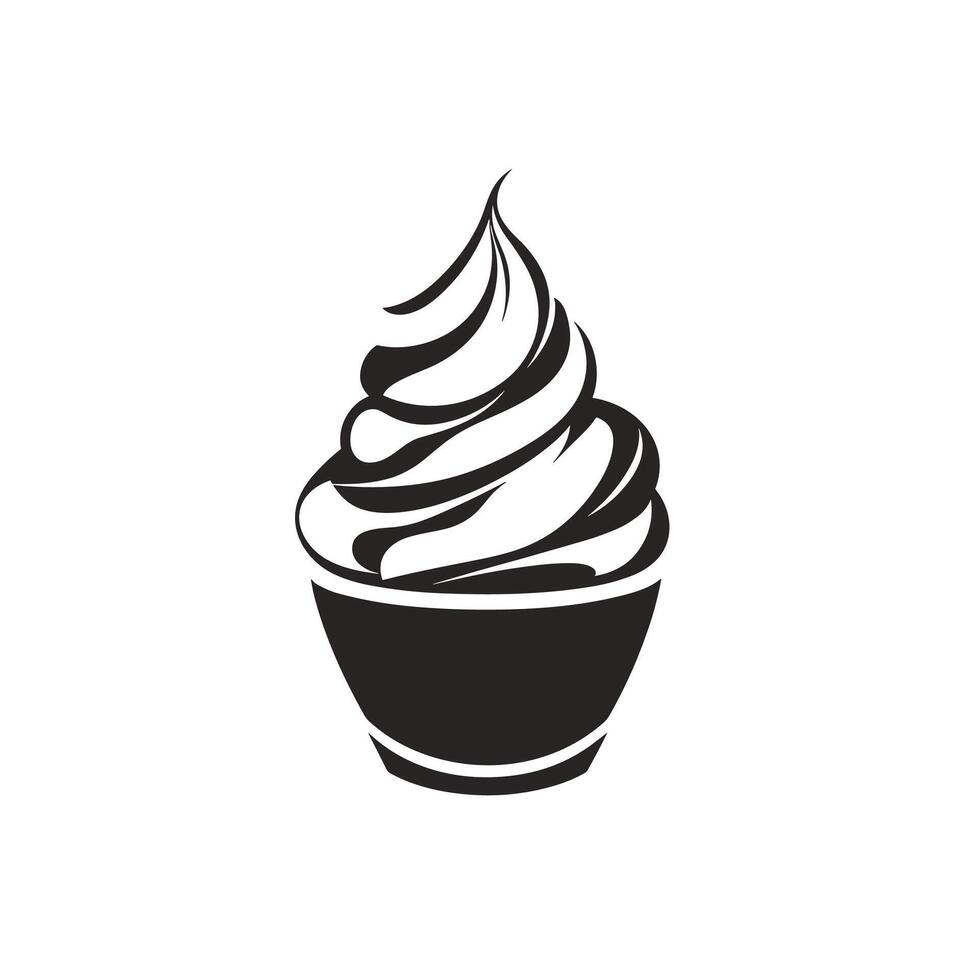Flat Of Ice Illustration with Subtle Texture vector