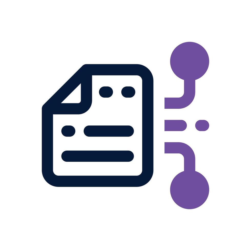 clasification dual tone icon. Sleek and modern icon for websites and mobile apps. vector