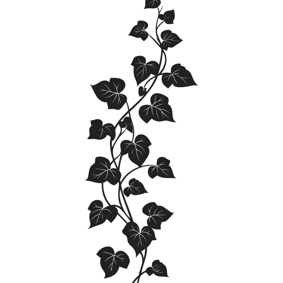 Elegant Of Ivy Design Element for Branding vector