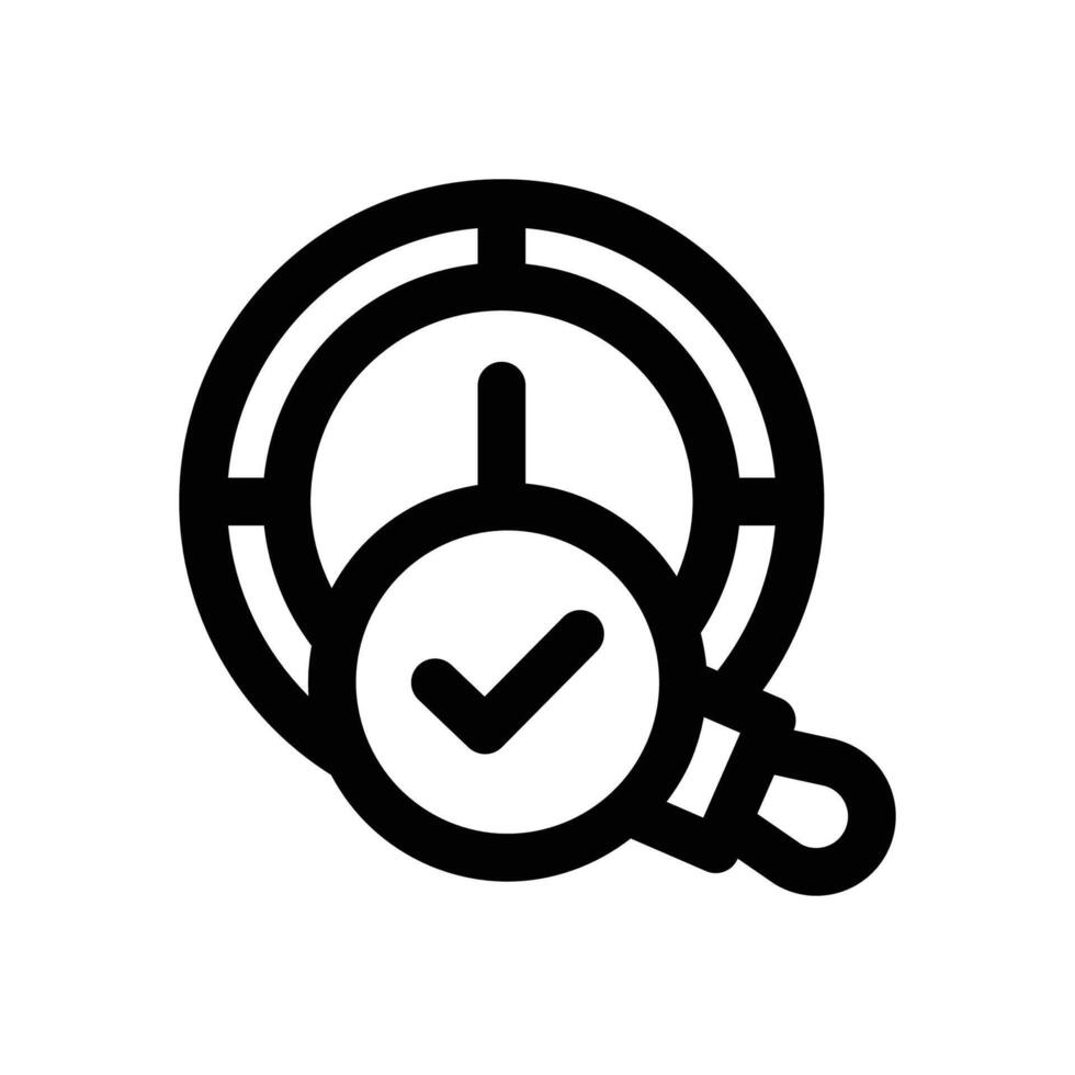 retrospective line icon. Clean and minimalist icon for websites and mobile apps. vector
