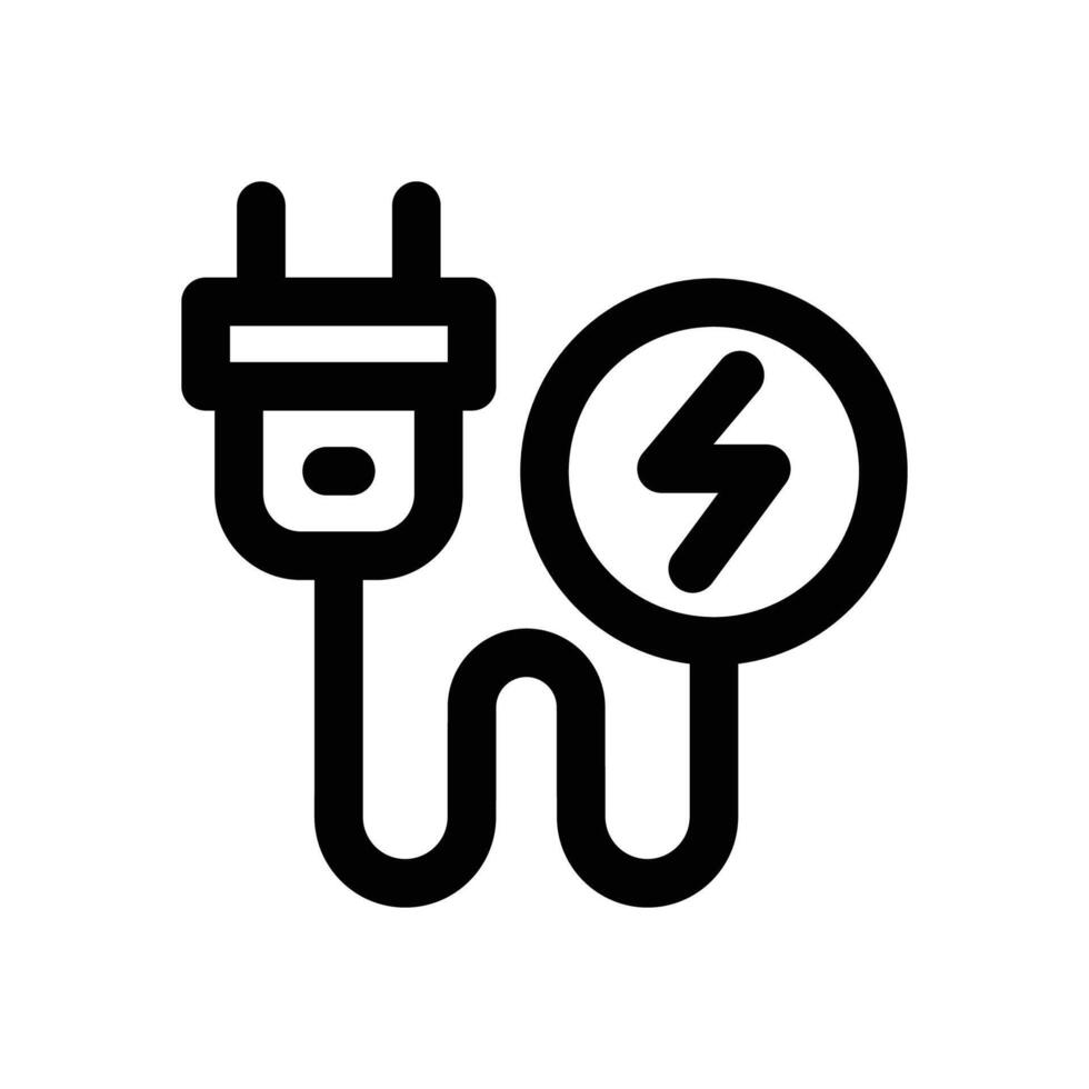 renewable energy line icon. Clean and minimalist icon for websites and mobile apps. vector