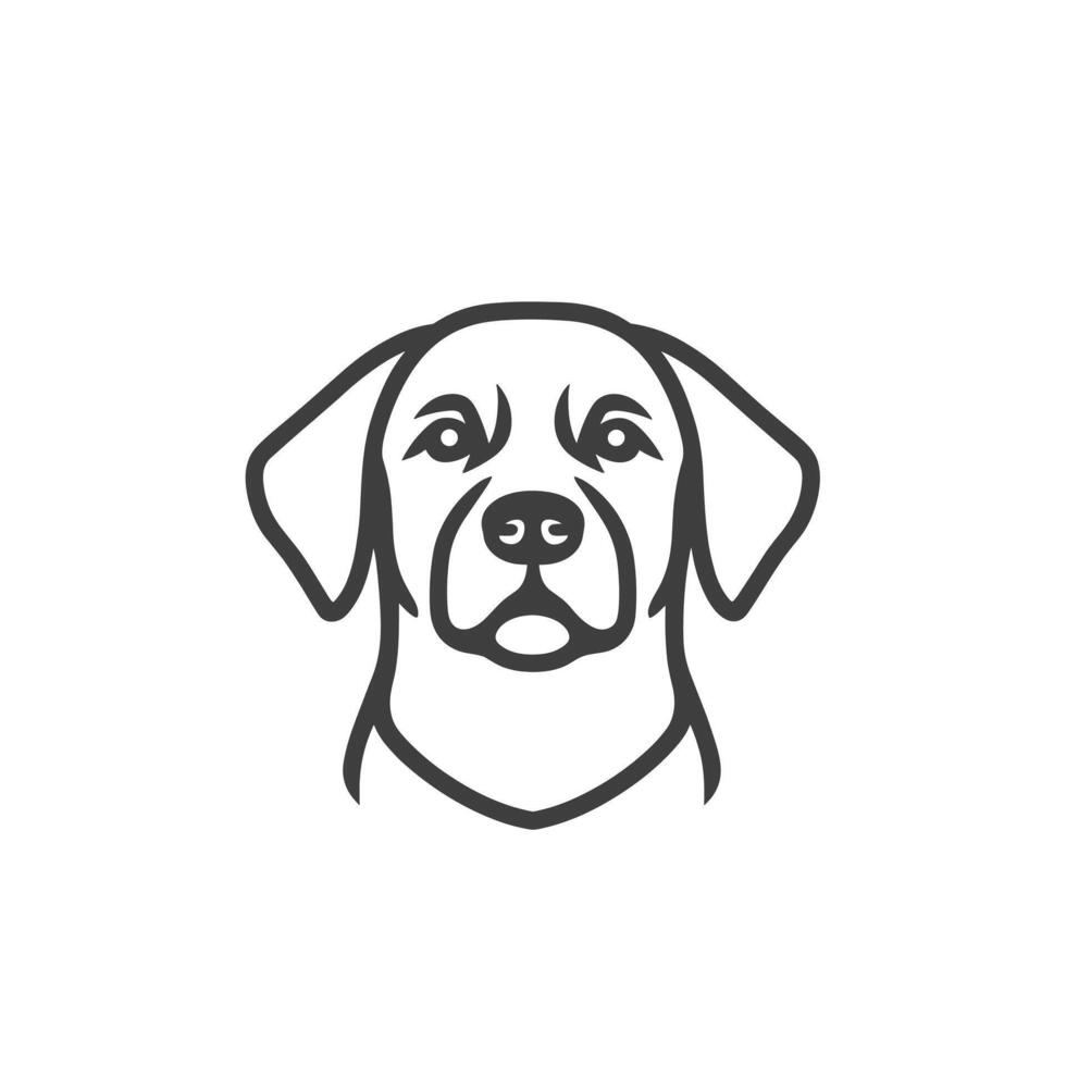 Abstract Of Labrador Design Element in HD Quality vector