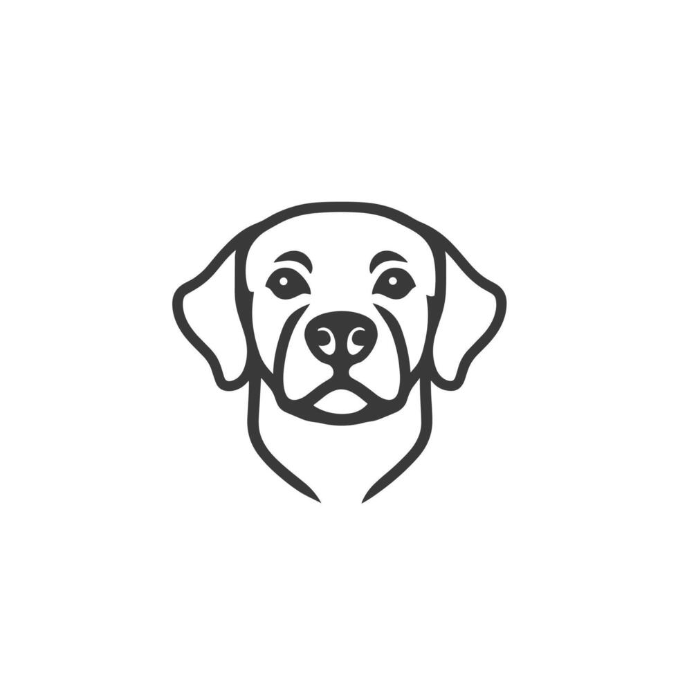 Realistic Of Labrador Icon Set with Subtle Texture vector