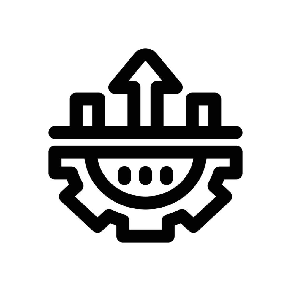 improvement line icon. Clean and minimalist icon for websites and mobile apps. vector