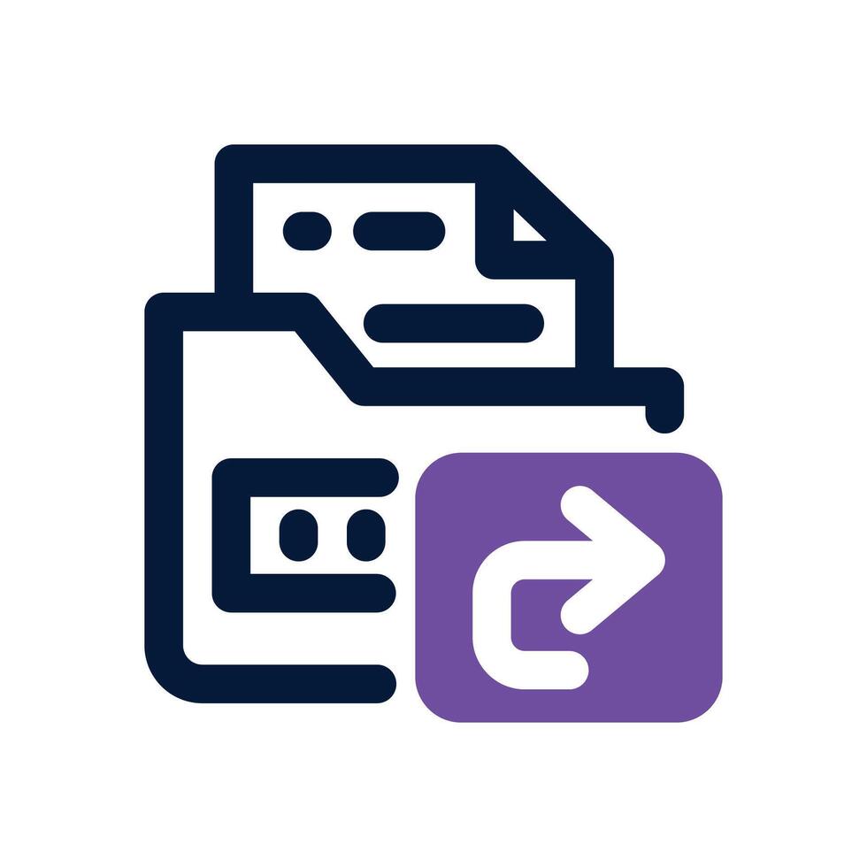 data recovery dual tone icon. Sleek and modern icon for websites and mobile apps. vector