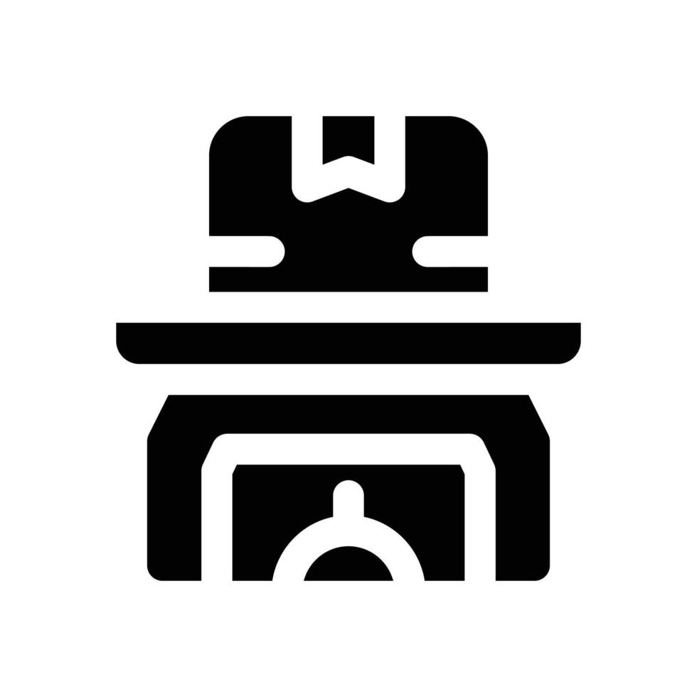 scale glyph icon. Strong and solid icon for websites and mobile apps. vector