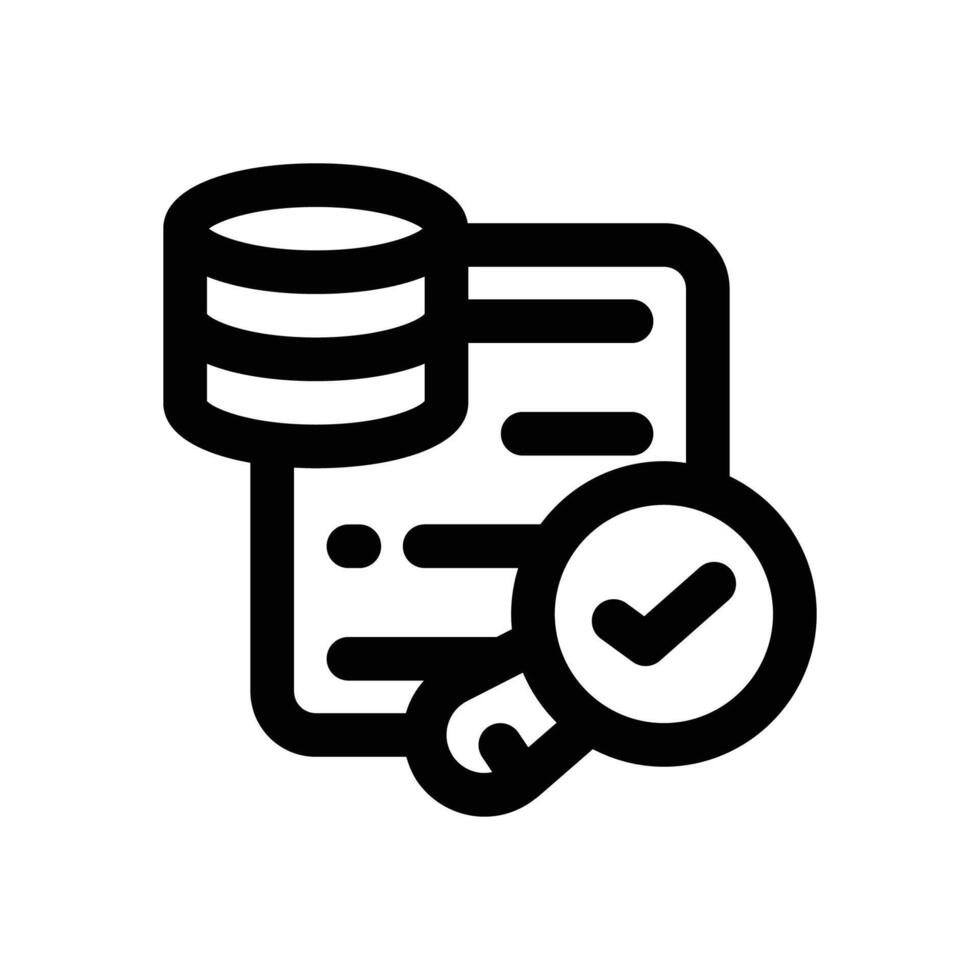 data analysis line icon. Clean and minimalist icon for websites, mobile apps, presentations, and logos. Fully scalable and customizable for any project. vector