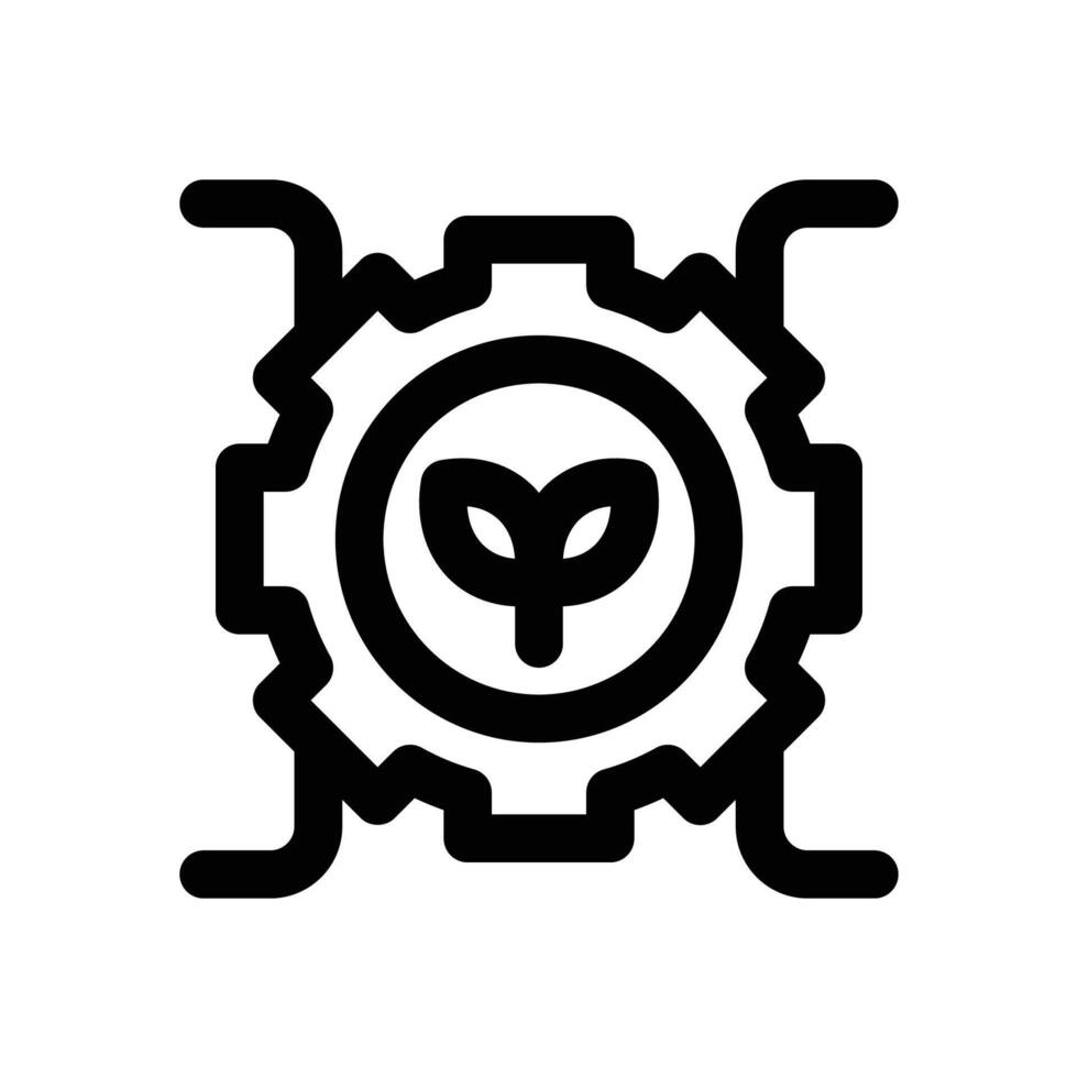 farming machine line icon. Clean and minimalist icon for websites and mobile apps. vector