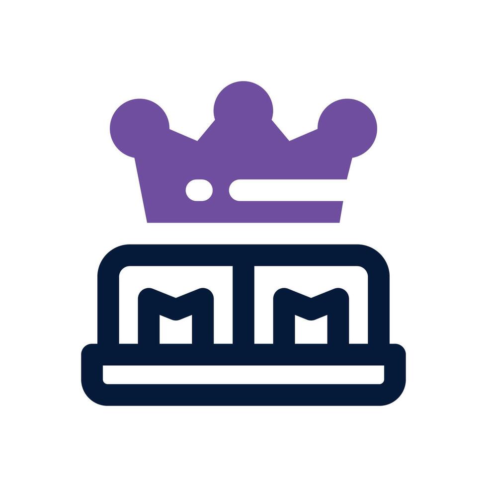 premium quality dual tone icon. Sleek and modern icon for websites and mobile apps. vector