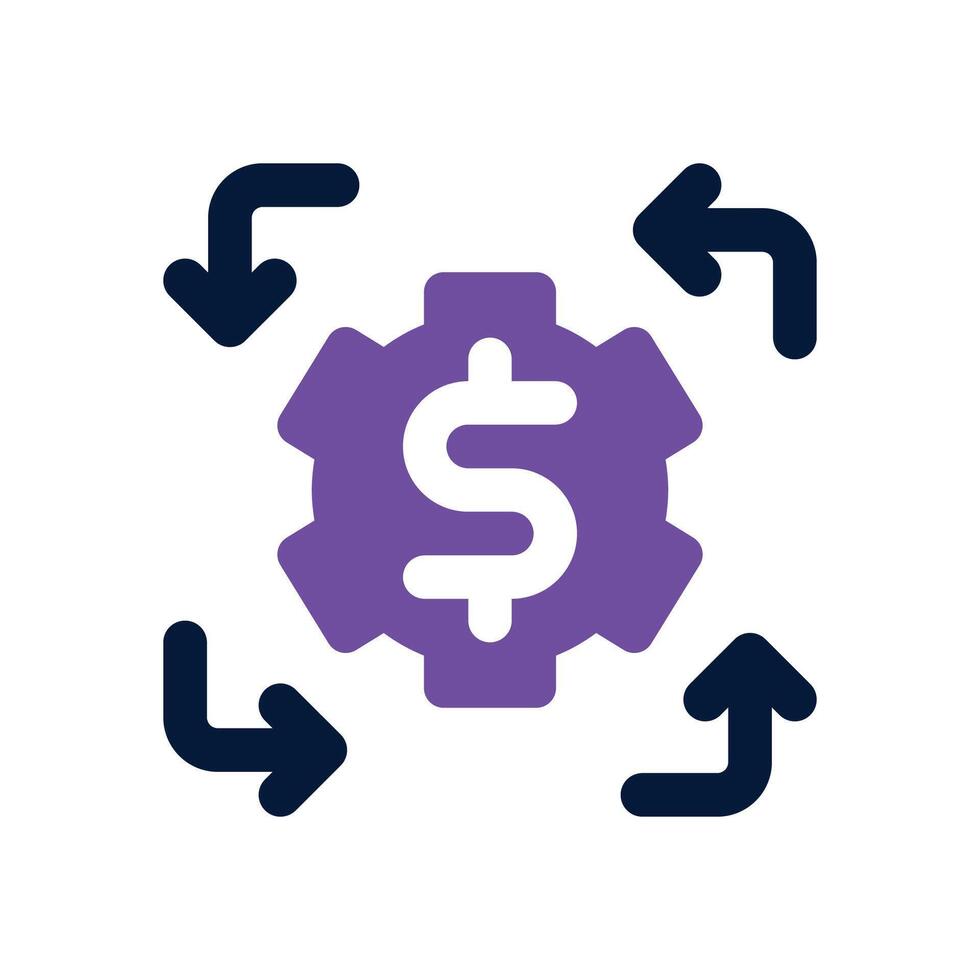 adaptability dual tone icon. Sleek and modern icon for websites and mobile apps. vector