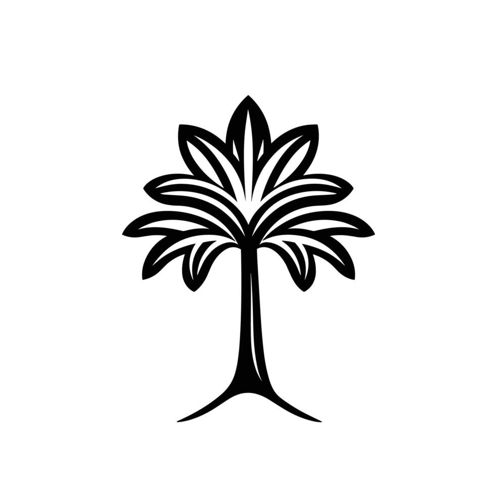 Soft Of Palm Illustration in HD Quality vector