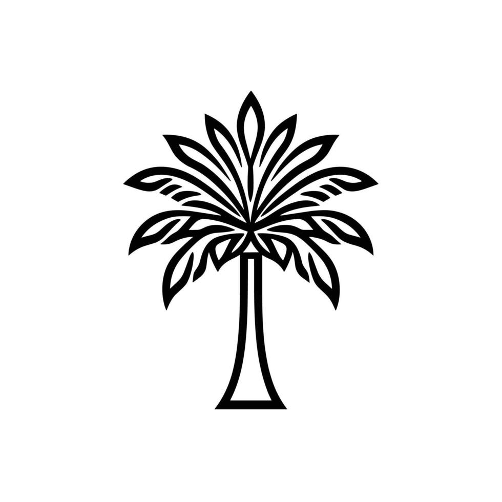 Creative Of Pine Design Element on White Background vector