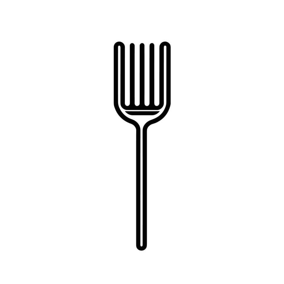 Soft Of Rake Icon Set on White Background vector