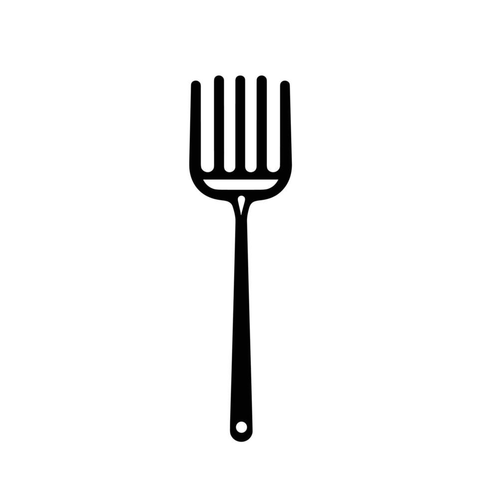 Abstract Of Rake Illustration for Branding vector