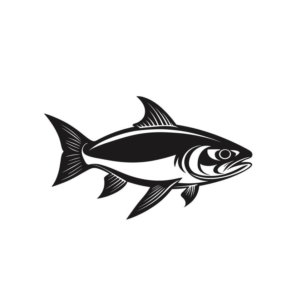 Flat Of Salmon Design Element in HD Quality vector