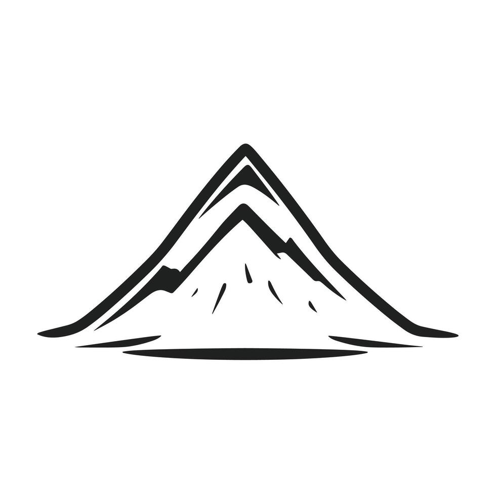 Abstract Of Sand Logo Isolated Clipart with Clean Style Logo vector
