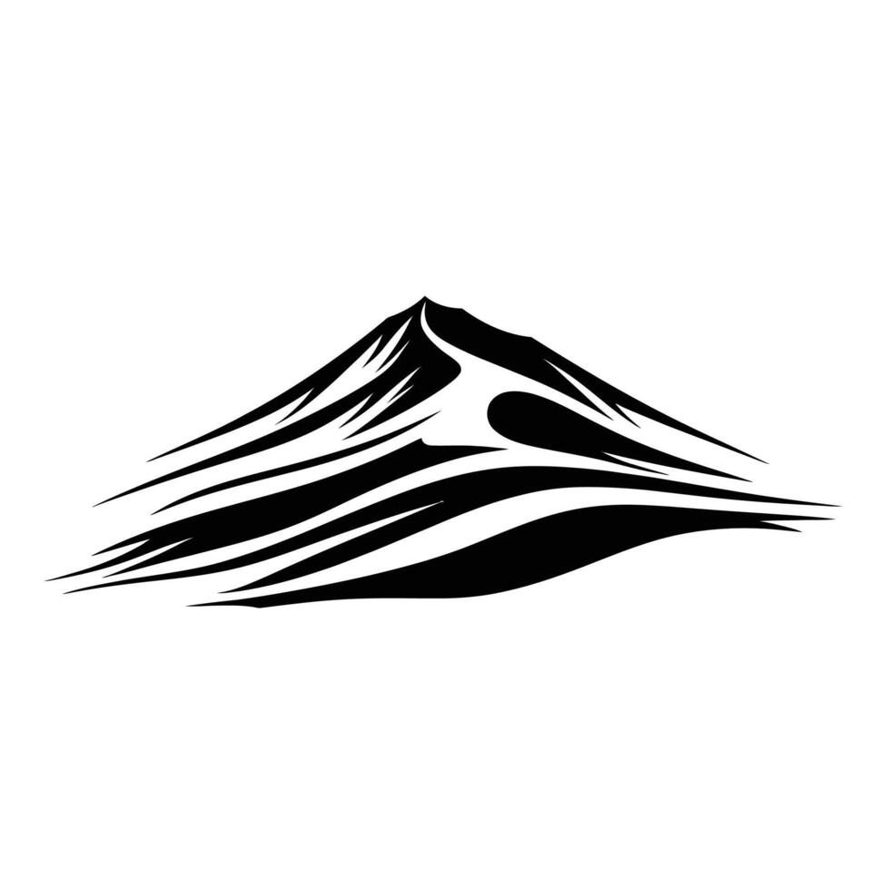 Elegant Of Sand Illustration for Branding vector