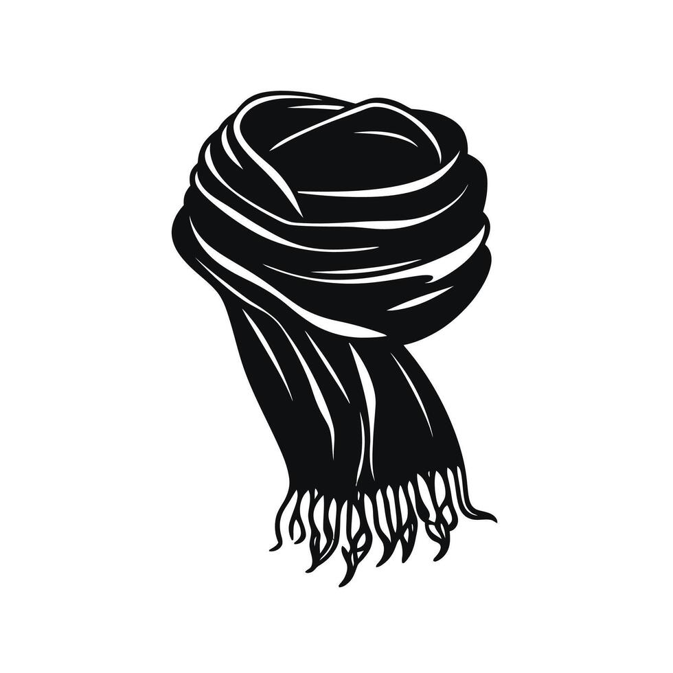 Soft Of Scarves Design Element in HD Quality vector