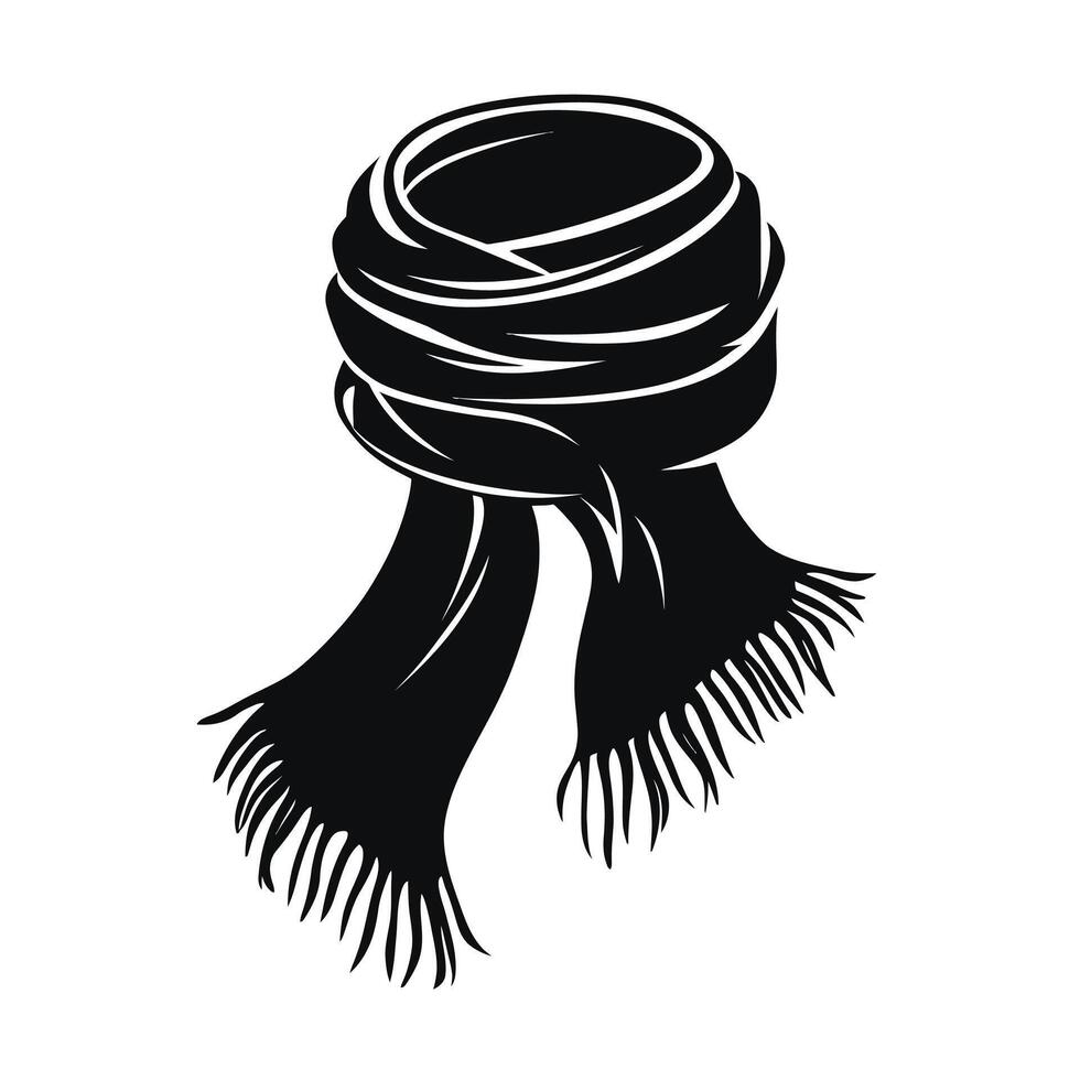 Creative Of Scarves Graphic Template with Subtle Texture vector