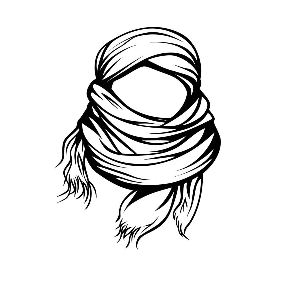 Realistic Of Scarves Icon Set in HD Quality vector