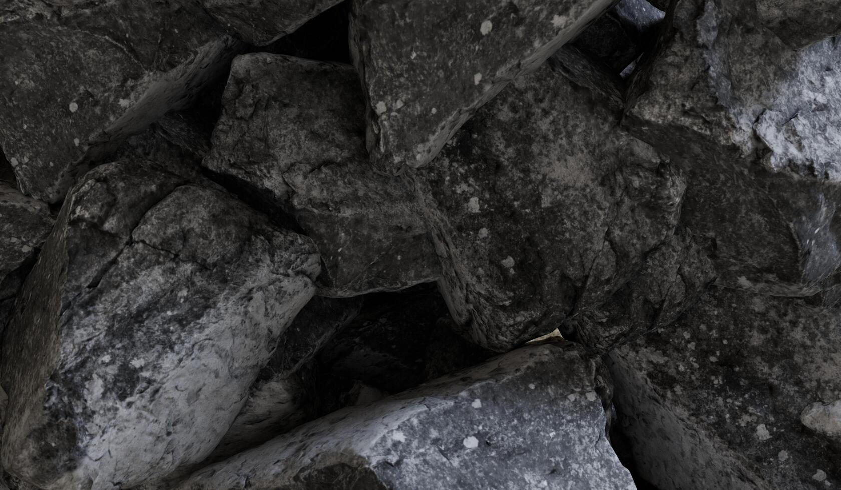 Rocks, rocks, background, 3D illustration photo