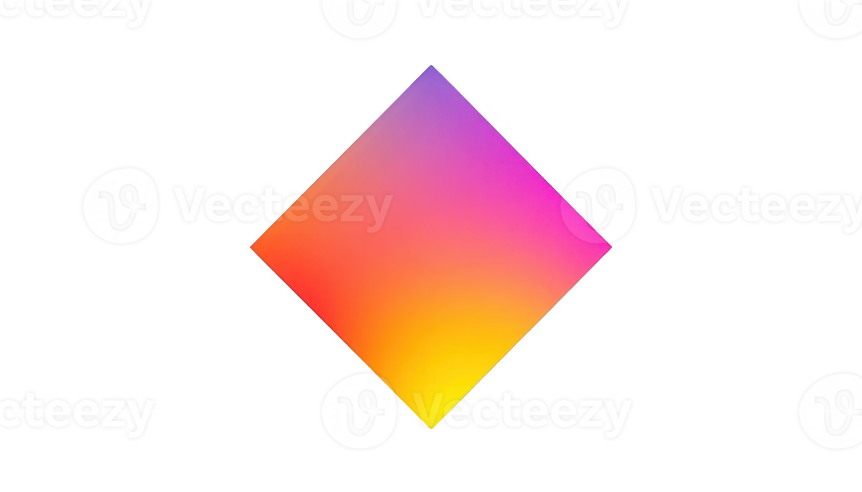 Vibrant Gradient Diamond Abstract Art Design A Colorful Digital Creation png