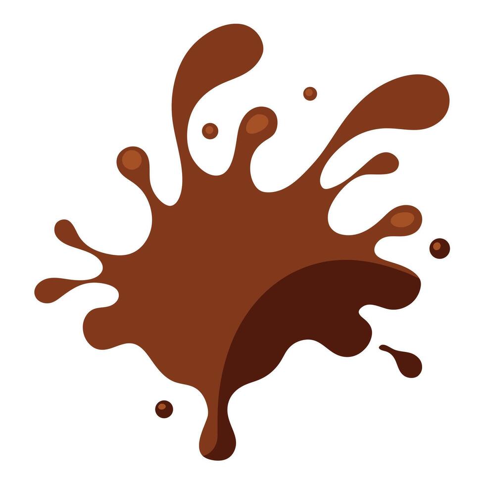 Tempting Chocolate Streams in a Decorative Design vector