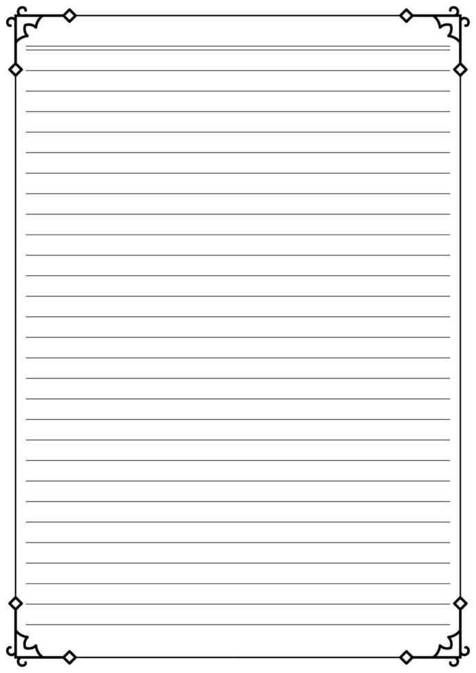 Black line for book binding vector