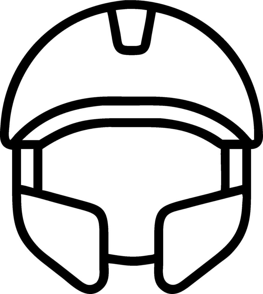 A helmet illustration on a white background vector