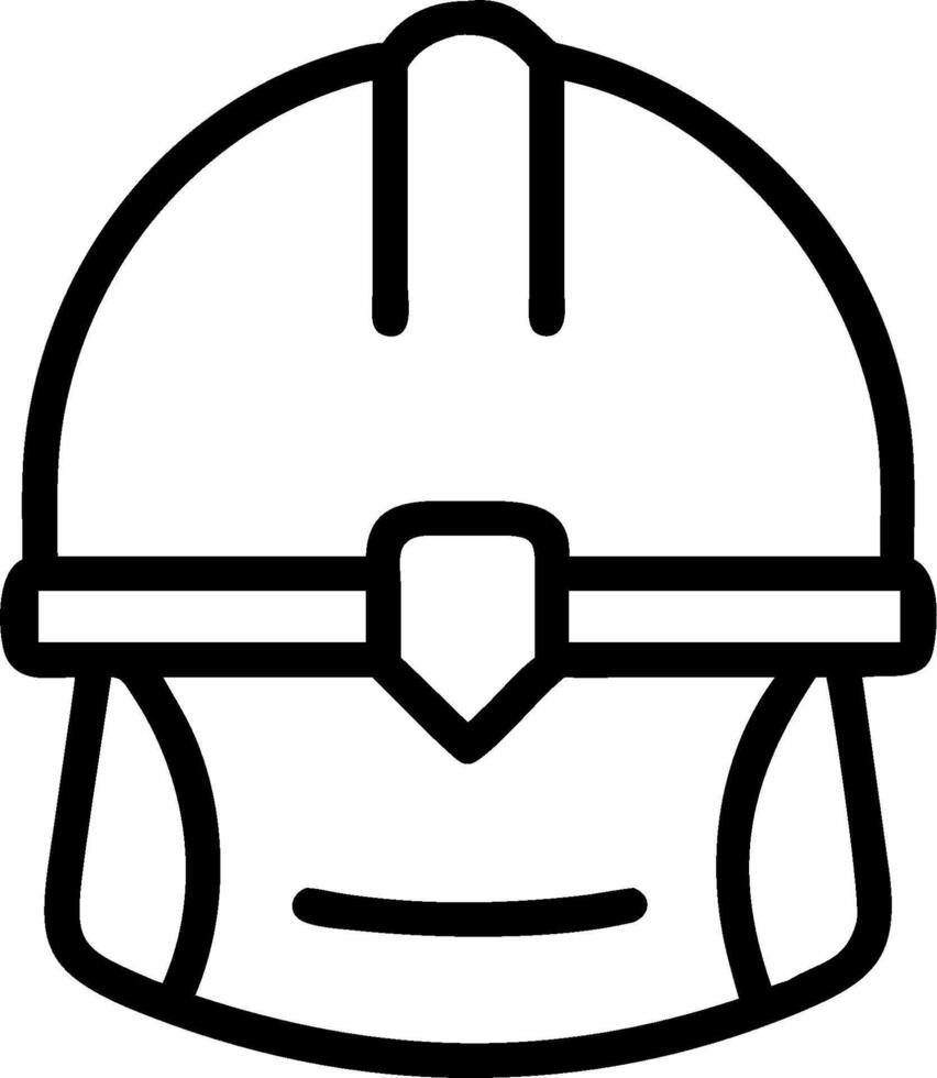 A helmet illustration icon vector