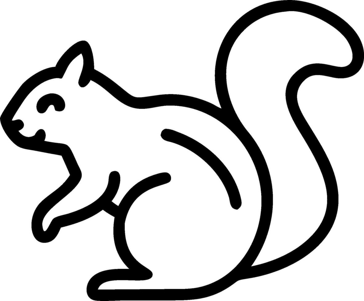 Squirrel icon illustration vector