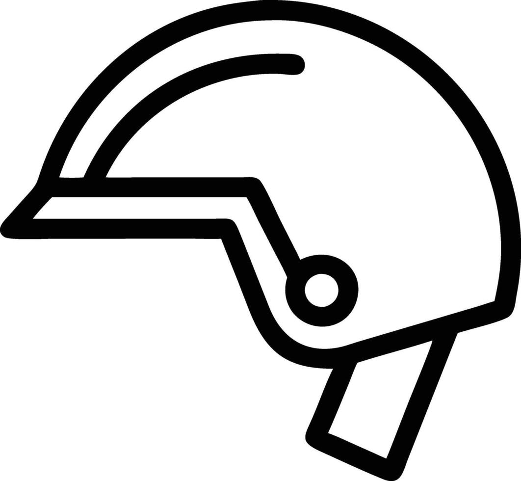 A helmet illustration vector