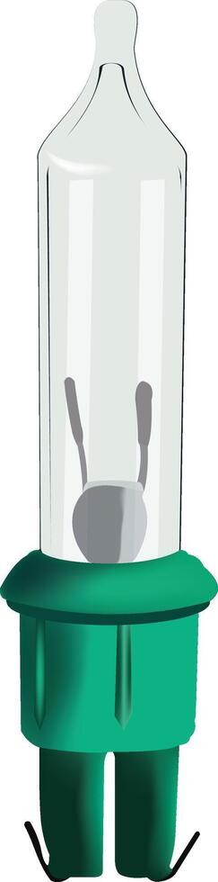 A green and white container with a lid vector