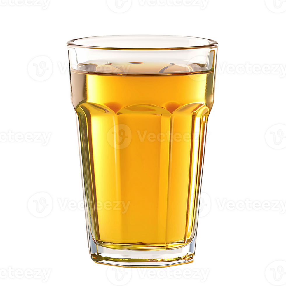 Golden Apple Juice in a Cup png